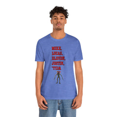 Unisex Jersey Tee - Retro Demogorgon Monster Design for Fans of Adventure & Fantasy