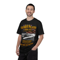 USS Casimir Pulaski SSBN-633 Submarine T-Shirt – "Forty One for Freedom" Navy Tribute