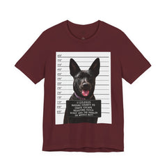 K9 Mugshot Personalized with your Dog T-Shirt