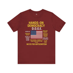 Hands-On Democracy Graphic Tee - Unisex