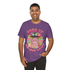 Funny Cat Paws Up Hip Hop Heads - Graphic Tee