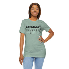 Physical Therapy Unisex Tee - Spine Graphic Gift for PT Student