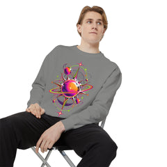 Cosmic Orbit Sweatshirt — Neon Planet Graphic Pullover