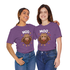 Funny Thanksgiving Turkey Moo T‑Shirt - Unisex Tee