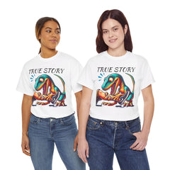 True Story Amputee Dinosaur Humor - Unisex Garment-Dyed T-shirt