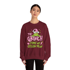 Grinch Stole My Lesson Plan Sweatshirt