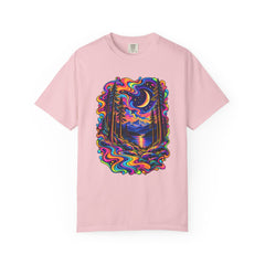 Mystical Psychedelic Moonlit Forest T-Shirt