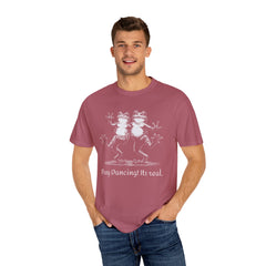 Frog Dancing Its Real, Retro Graphic Shirt, 90s Frog Tee, Nature Shirt, Dancing Frog Tee, Frog Lovers, Vintage Style Relaxed Fit T-shirt