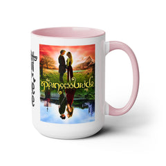 Westley and Buttercup - Two-Tone Mugs, 15 oz. mug / Christmas Gift / Gift for her / Gift for him / Princess Bride, Fan Gift / Romance Gift