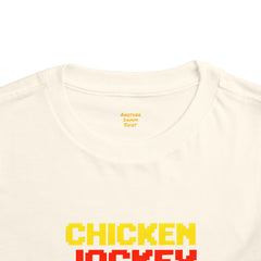 Toddler Chicken Jockey Tee - Fun Minecraft Animal T-Shirt for Kids