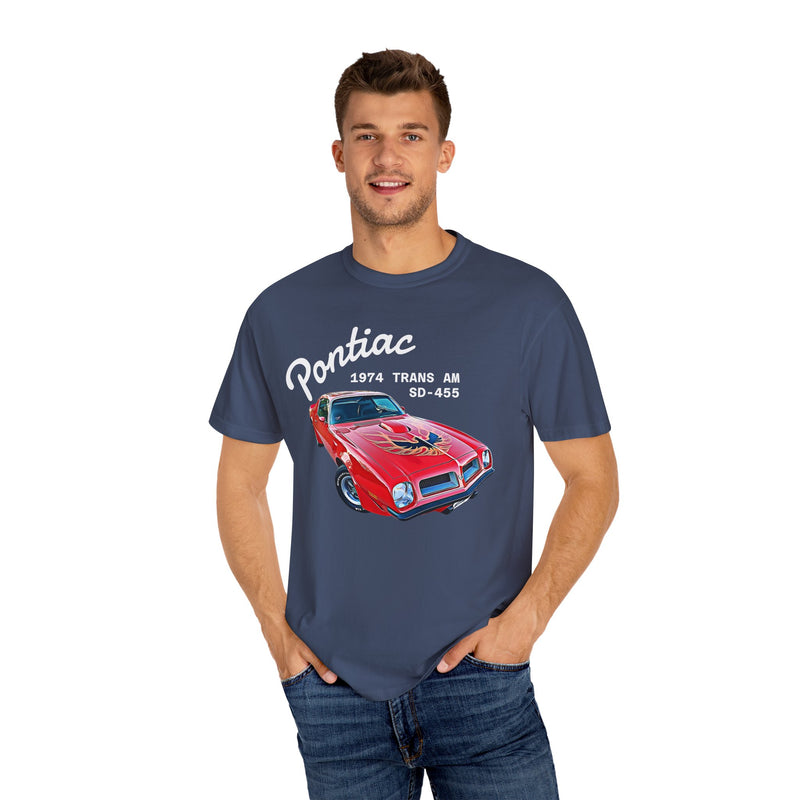 Retro Pontiac 1974 Trans Am SD-455 Unisex Comfort Colors Garment Dyed T-Shirt