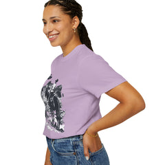 UFO Meets Cowboy Unisex Garment Shirt -Dyed  T Shirt