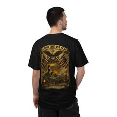 Stand the Watch Lighthouse Series T-Shirt — Patriotic Lighthouse Graphic Tee