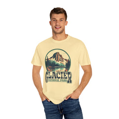 Glacier National Park Graphic, Comfort Colors Soft Relaxed Fit Unisex Garment-Dyed T-shirt