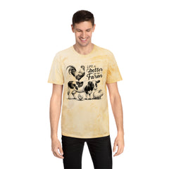 Life Is Better On The Farm Graphic Unisex Color Blast T-Shirt