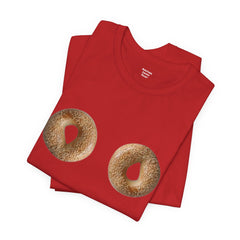 Funny Sexist Bagel Tee - The Bagels Are Hot Come An Get Em Graphic Shirt
