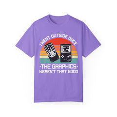 Retro Gamer Unisex T-Shirt - "I Went Outside Once"
