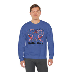 You Give Me Butterflies - Unisex Heavy Blend™ Crewneck Sweatshirt