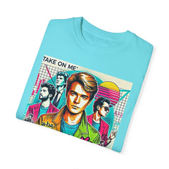 80s Music Take On Me  - Graphic Comfort Colors Garment Dyed Shirt