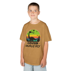 Cousin Saurus Rex Kids Tee - Fun Dino T-Shirt, Kids Birthday Gift, Toddler Dino Merchandise, Summer Playwear, Adventure Clothing