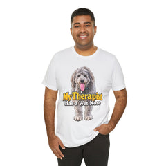 My Therapist Has A Wet Nose Personalized with your dog(s) image T-Shirt