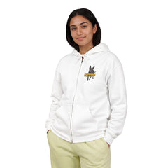 Personalized with your dogs image Zip Hoodie — "My Therapist Has a Wet Nose" Graphic