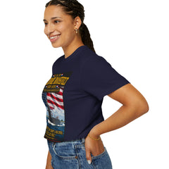 USS Theodore Roosevelt SSBN-600 T-Shirt – "Speak Softly and Carry a Big Stick" Patriotic Submarine Tee