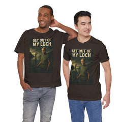 Get Out Of My Loch Nostalgic Graphic Tee. Clint Eastwood Satire Tee