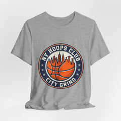 City Grind Varsity Basketball Tee | NY Hoops Club, streetwear collegiate