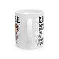 COFFEE Explained, Graphic Ceramic Mug, (11oz, 15oz)