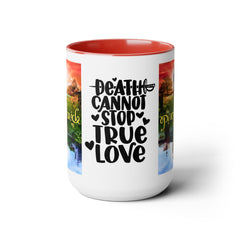 Westley and Buttercup - Two-Tone Mugs, 15 oz. mug / Christmas Gift / Gift for her / Gift for him / Princess Bride, Fan Gift / Romance Gift