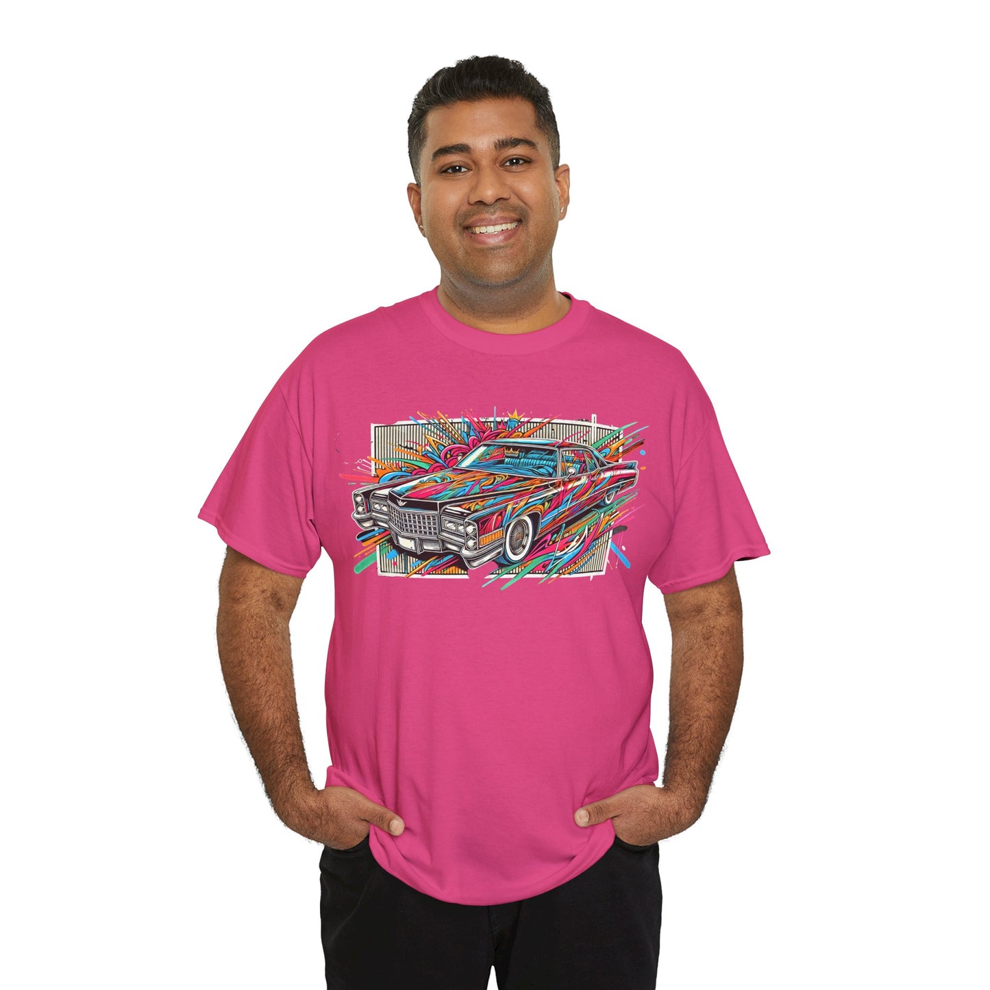 Graffiti Mania Cadillac Eldorado Graphic - Unisex Heavy Cotton Tee