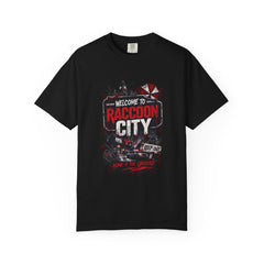 Raccoon City Graphic T-Shirt — "Welcome to Raccoon City" Horror Gamer Tee