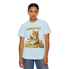 Whisker Cat Baking T-Shirt — Cute Cat Chef Graphic Tee