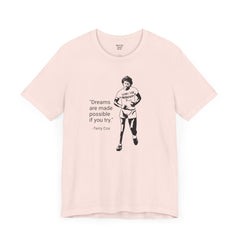 Terry Fox Inspirational Amputee Quote - Unisex Short Sleeve Tee,Amputee Awareness,Gift For Him,Gift For Her,Leg Amputee,Limb Loss Awareness