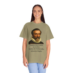 Kepler Coffee Quote T-Shirt — Astronomy Nerd Vintage Portrait Tee