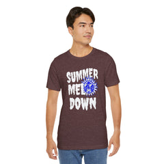 Summer Meltdown Graphic Tee — "Summer Melt Down" Sun Design