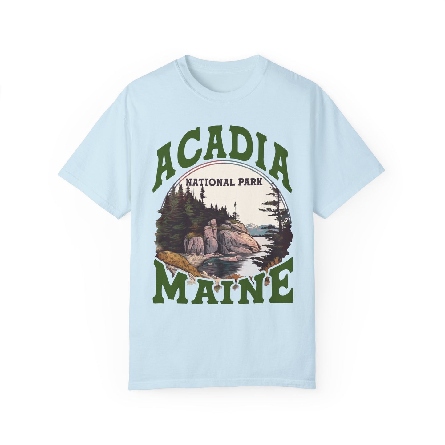 Arcadia National Park, Comfort Colors Soft Relaxed Fit Unisex Garment-Dyed T-shirt