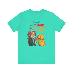 Wisdom Glitter Tee: Funny Gift for Dog Lovers, Mother's Day, Birthday, Casual Wear, Unisex Shirt