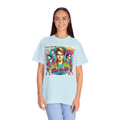80s Music Take On Me  - Graphic Comfort Colors Garment Dyed Shirt