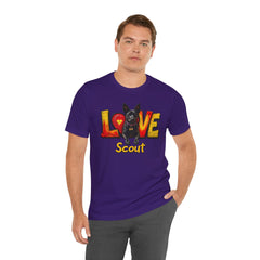 Personalized Love Your Dog T-Shirt — Designed with your dogs name and picture Graphic Tee