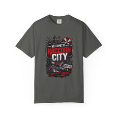 Raccoon City Graphic T-Shirt — "Welcome to Raccoon City" Horror Gamer Tee
