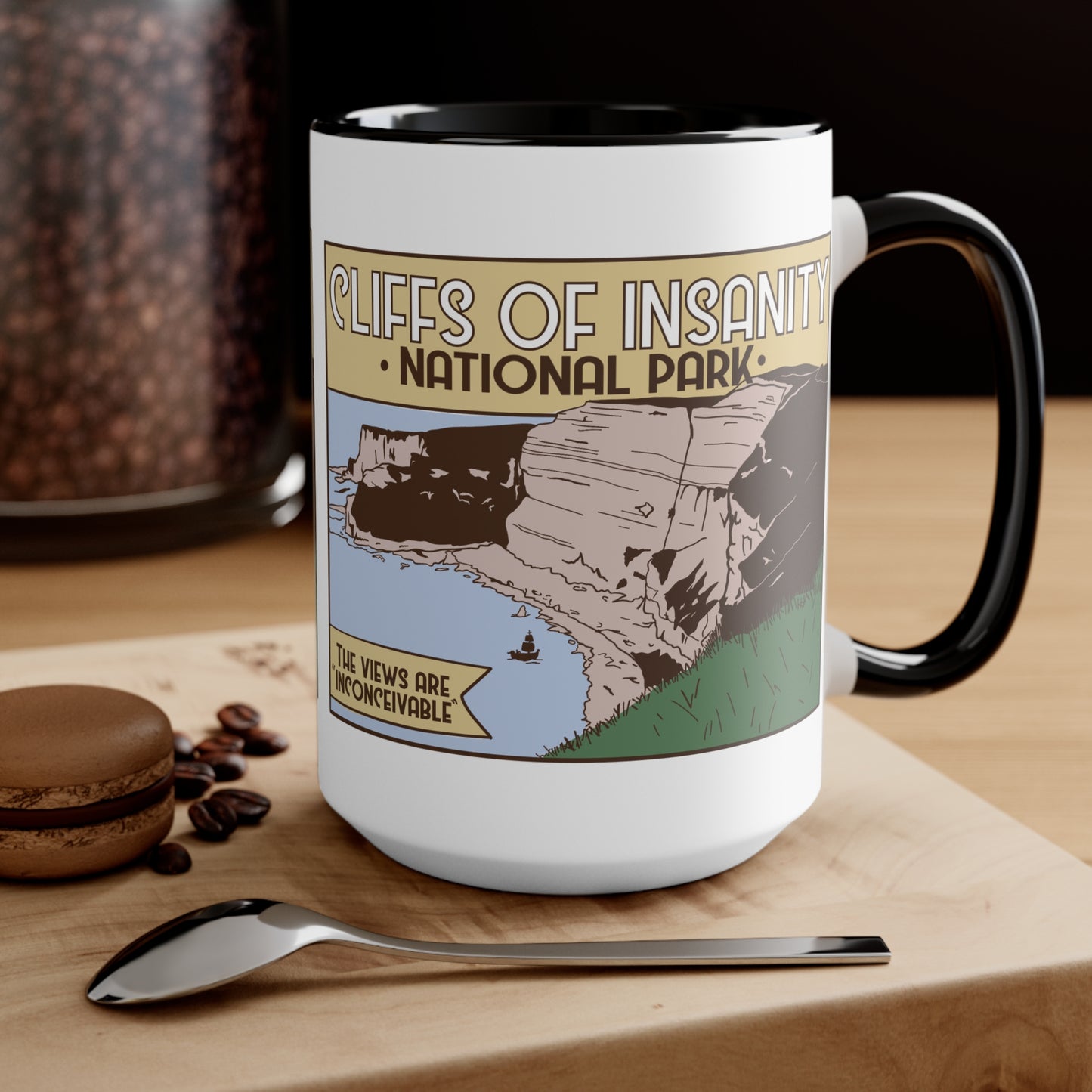 Cliffs of Insanity National Park, Accent Mug