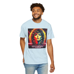 80s Music Love Is A Battlefield - Graphic Comfort Colors Garment Dyed Shirt