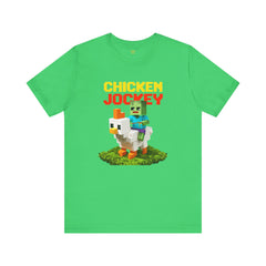 Video Game Chicken Jockey Tee - Unisex Short Sleeve T-Shirt
