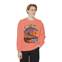 Brooklyn's Coney Island Sunset Sweatshirt - Comfort Colors Soft