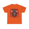 Flaming Fire Witch - Graphic Unisex Heavy Cotton Tee