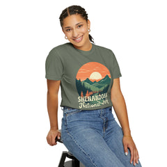 Shenandoah National Park Graphic, Comfort Colors Soft Relaxed Fit Unisex Garment-Dyed T-shirt