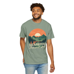 Shenandoah National Park Graphic, Comfort Colors Soft Relaxed Fit Unisex Garment-Dyed T-shirt