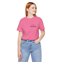 Dog Mom T-Shirt — Personalized Your Dog Image  Tee (Custom Name)